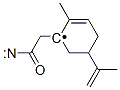 [2-methyl-5-isopropenyl-2-cyclohexen-1-ylidene]acetonitrilo Struktur