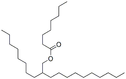 2-octyldodecyl octanoate Struktur