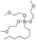 6-(2-methoxyethoxy)-6-octyl-2,5,7,10-tetraoxa-6-silaundecane Structure