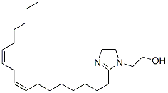 2-[(8Z,11Z)-8,11-ヘプタデカジエニル]-4,5-ジヒドロ-1H-イミダゾール-1-エタノール 化学構造式