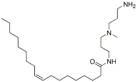 (Z)-N-[3-[(3-aminopropyl)methylamino]propyl]-9-octadecenamide Struktur