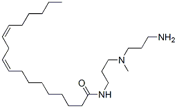 (9Z,12Z)-N-[3-[(3-aminopropyl)methylamino]propyl]octadeca-9,12-dien-1-amide Structure