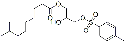 2-hydroxy-3-[[(4-methylphenyl)sulphonyl]oxy]propyl tert-decanoate Struktur