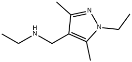 ETHYL-(1-ETHYL-3,5-DIMETHYL-1 H-PYRAZOL-4-YLMETHYL)-AMINE Structure