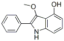 3-methoxy-2-phenyl-1H-indol-4-ol Structure