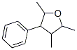テトラヒドロ-2,3,5-トリメチル-4-フェニルフラン 化学構造式