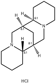 [7S-(7alpha,7aalpha,14alpha,14abeta)]-dodecahydro-7,14-methano-2H,6H-dipyrido[1,2-a:1',2'-e][1,5]diazocine dihydrochloride 结构式