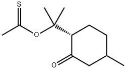 8-ACETYLTHIOMENTHAN-3-ONE Structure