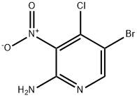 2-Amino-5-bromo-4-chloro-3-nitropyridine Structure