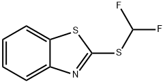 2-(DIFLUOROMETHYLTHIO)BENZOTHIAZOLE Structure