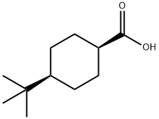 cis-4-tert-ブチルシクロヘキサンカルボン酸 化学構造式