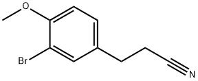 3-(3-溴-4-甲氧基苯基)丙腈, 943-66-8, 结构式
