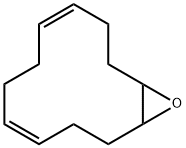 9,10-エポキシ-1,5-シクロドデカジエン 化学構造式