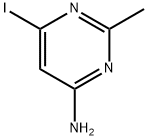 4-氨基-6-碘-2-甲基嘧啶 结构式