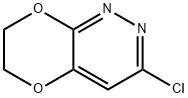 3-クロロ-6,7-ジヒドロ-[1,4]ジオキシノ[2,3-C]ピリダジン 化学構造式