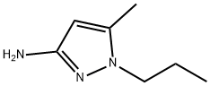 5-メチル-1-プロピル-1H-ピラゾール-3-アミン 化学構造式