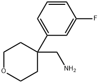 1-[4-(3-FLUOROPHENYL)TETRAHYDRO-2H-PYRAN-4-YL]METHANAMINE|[4-(3-氟苯基)四氢吡喃-4-基]甲胺