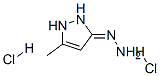 1,2-dihydro-5-methyl-3H-pyrazol-3-one hydrazone dihydrochloride Structure