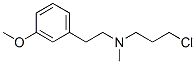 N-(3-chloropropyl)-3-methoxy-N-methylphenethylamine 结构式