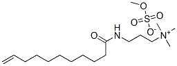 trimethyl-3-[(1-oxo-10-undecenyl)amino]propylammonium methyl sulphate 结构式