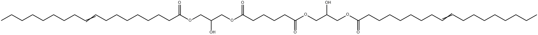 己二酸双[2-羟基-3-[(1-氧代-9-十八烯酰)氧基]丙基]酯, 94313-92-5, 结构式