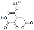 barium hydrogen 1-oxopropane-1,2,3-tricarboxylate 结构式