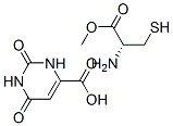 O-methyl-L-cysteine 1,2,3,6-tetrahydro-2,6-dioxopyrimidine-4-carboxylate 结构式