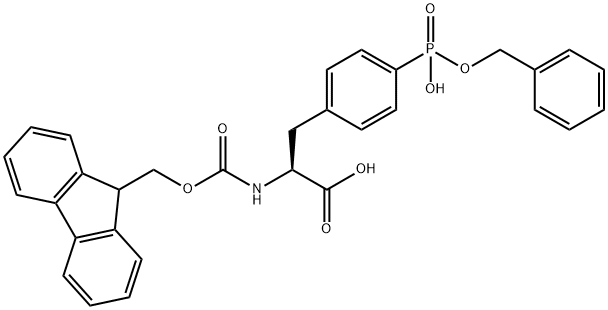 Fmoc-4-phosphono-Phe(Bzl)-OH Structure