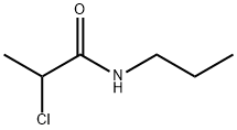 2-CHLORO-N-PROPYLPROPANAMIDE Struktur