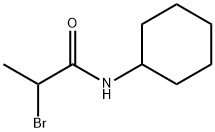 2-溴-N-环己基丙酰胺 结构式