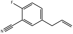5-烯丙基-2-氟苯甲腈, 943247-49-2, 结构式