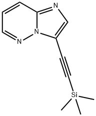 IMidazo[1,2-b]pyridazine, 3-[2-(triMethylsilyl)ethynyl]- Struktur