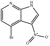 1H-Pyrrolo[2,3-b]pyridine, 4-bromo-3-nitro- Structure