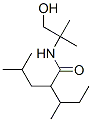 N-(2-hydroxy-1,1-dimethylethyl)-2-isobutyl-3-methylvaleramide Structure