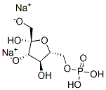 beta-d-Fructofuranose, 6-(dihydrogen phosphate), disodium salt 结构式