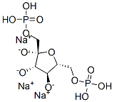 beta-d-Fructofuranose, 1,6-bis(dihydrogen phosphate), trisodium salt 结构式
