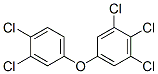3,3′,4,4′,5-ペンタクロロジフェニルエーテル 化学構造式