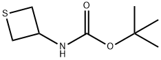 Tert-butyl thietan-3-ylcarbamate Struktur