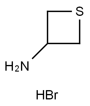 3-氨基硫杂环丁烷氢溴酸盐, 943437-99-8, 结构式