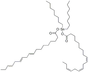 bis(octadeca-9(Z),12(Z),15(Z)-trienoyloxy)dioctylstannane ,94349-27-6,结构式