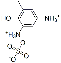 [5-ammonio-3-methyl-2-hydroxyphenyl]ammonium sulphate 结构式
