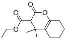 ethyl 3,4,5,6,7,8-hexahydro-4,4-dimethyl-2-oxo-2H-1-benzopyran-3-carboxylate Structure