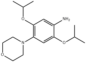 2,5-ジイソプロポキシ-4-モルホリノアニリン 化学構造式