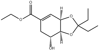 3,4-O-(DiethylMethylidene) ShikiMic Acid Ethyl Ester Structure