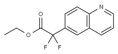ethyl2,2-difluoro-2-(quinolin-6-yl)acetate Structure
