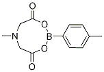 4-甲苯基硼酸甲基亚氨基二乙酸酯, 943552-01-0, 结构式