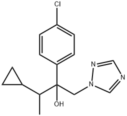 rac-(2R*,3R*)-2-(4-クロロフェニル)-3-シクロプロピル-1-(1H-1,2,4-トリアゾール-1-イル)ブタン-2-オール