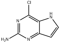 2-AMINO-4-CHLORO-5H-PYRROLO[3,2-D]PYRIMIDINE Struktur