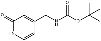 tert-butyl N-[(2-oxo-1,2-dihydropyridin-4-yl)methyl]carbamate Structure