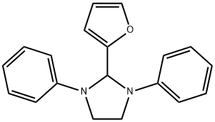 2-(2-furyl)-1,3-diphenylimidazolidine Struktur